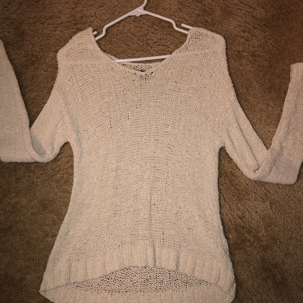 American Eagle cream sweater